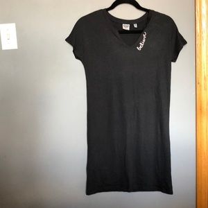 Black tee shirt dress